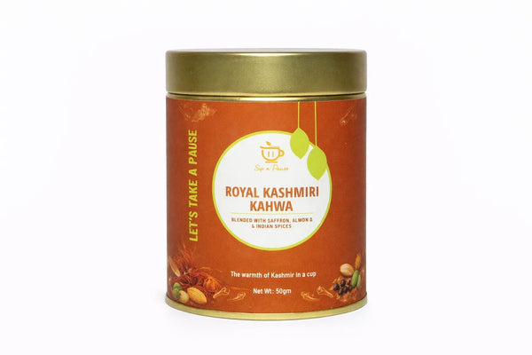 Royal Kashmiri Kahwa with Saffron & Almonds | Sip n Pause