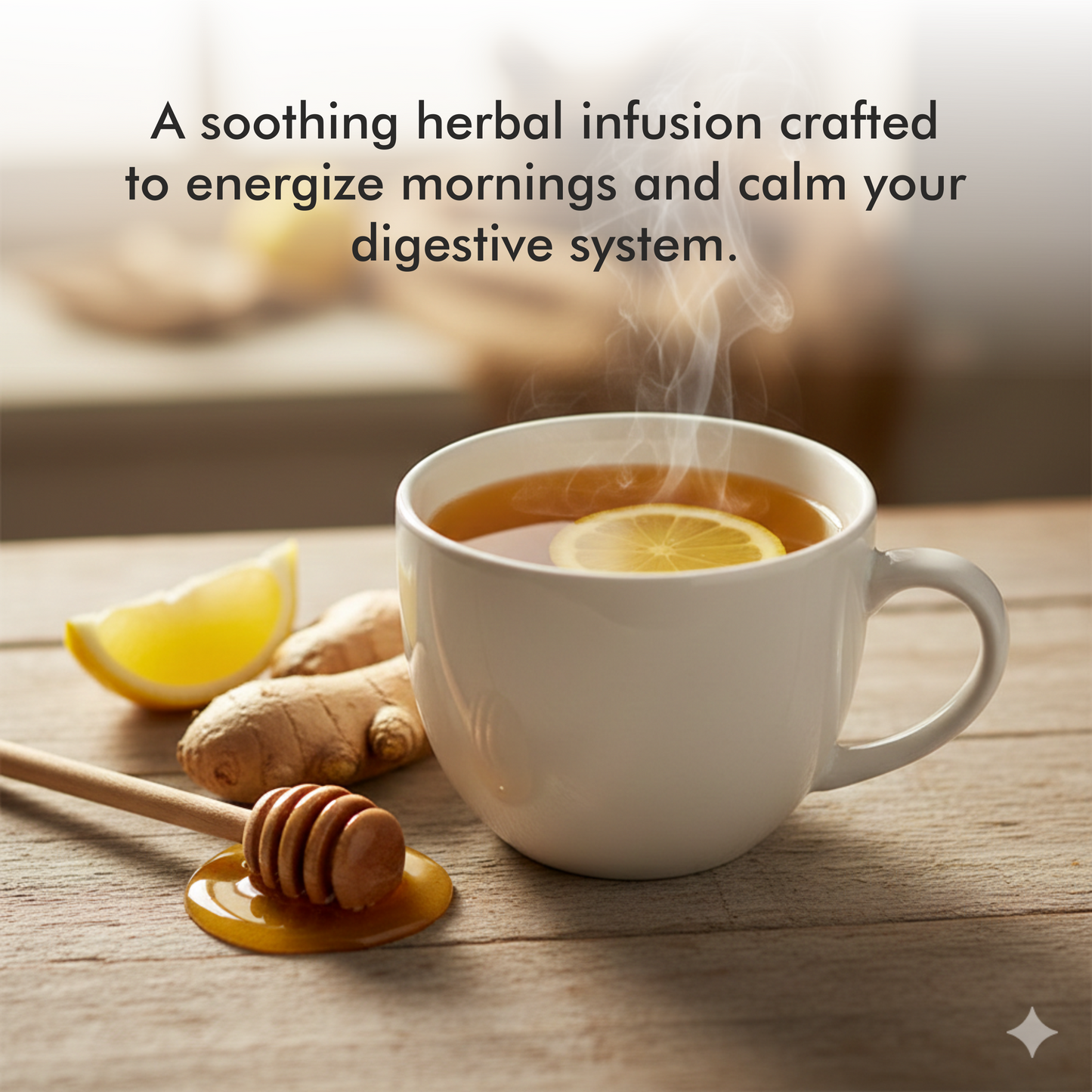 LEMON GINGER GREEN TEA