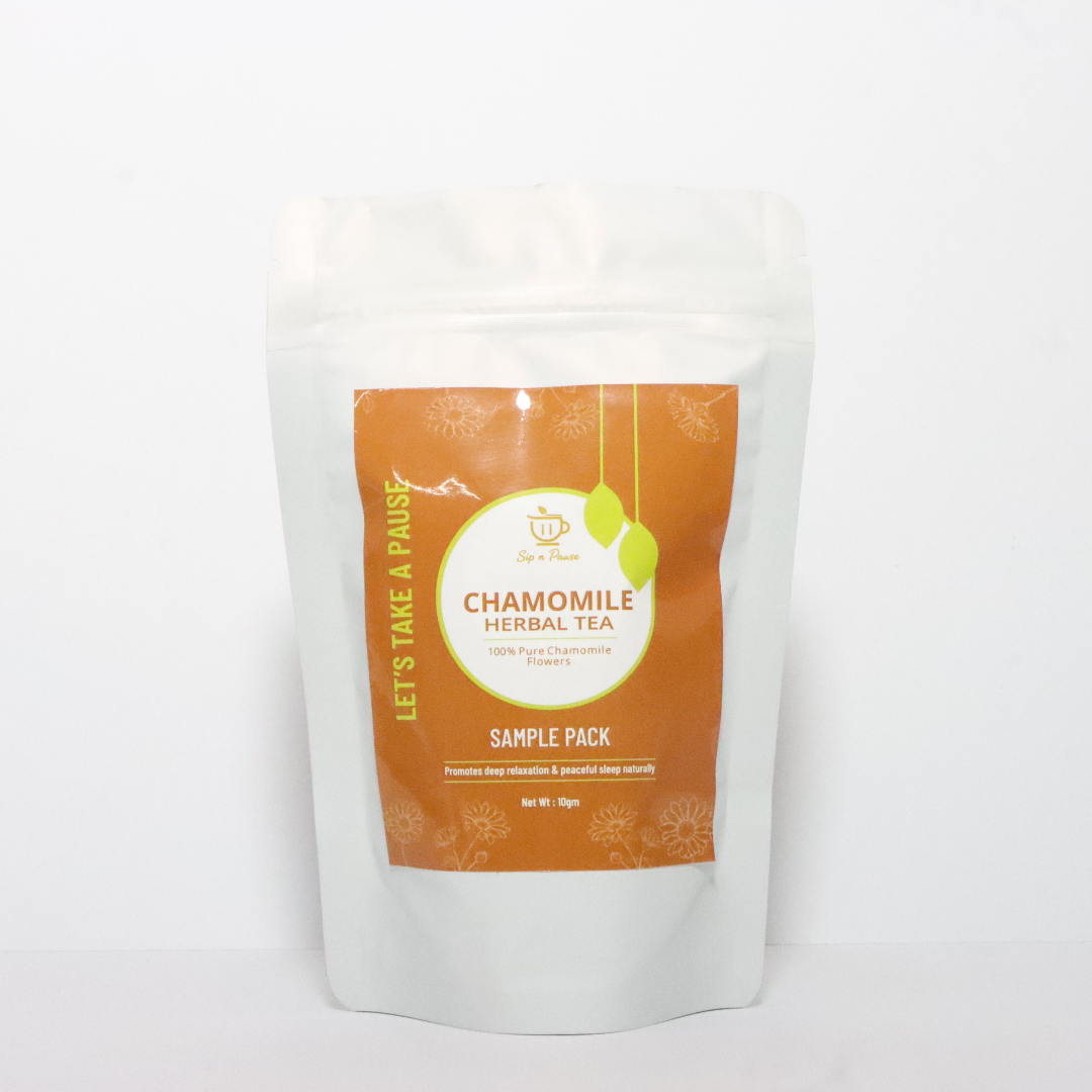 Chamomile Tea for Sleep, Stress Relief & Relaxation | Sip n Pause