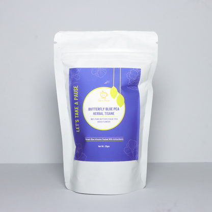Butterfly Blue Pea Herbal Tisane | Antioxidant Herbal Tea | Sip n Pause