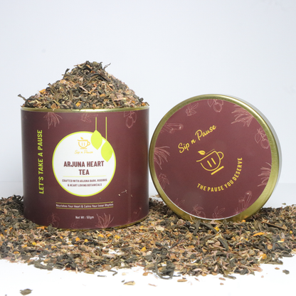 Arjuna Heart Tea | Natural Heart Health Herbal Tea | Sip n Pause