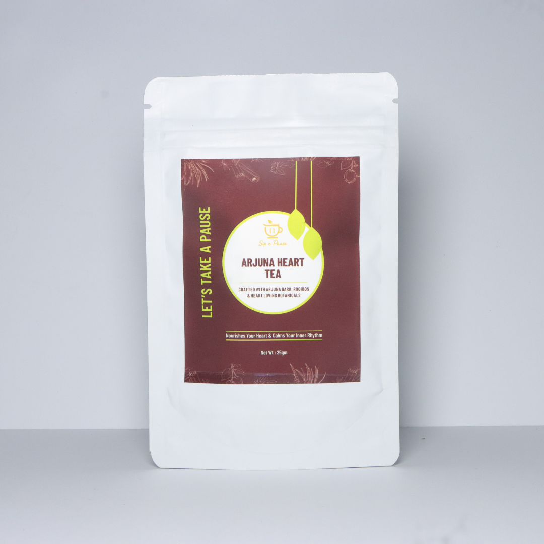 Arjuna Heart Tea | Natural Heart Health Herbal Tea | Sip n Pause