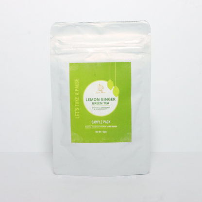 Lemon Ginger Green Tea for Immunity & Detox | Sip n Pause