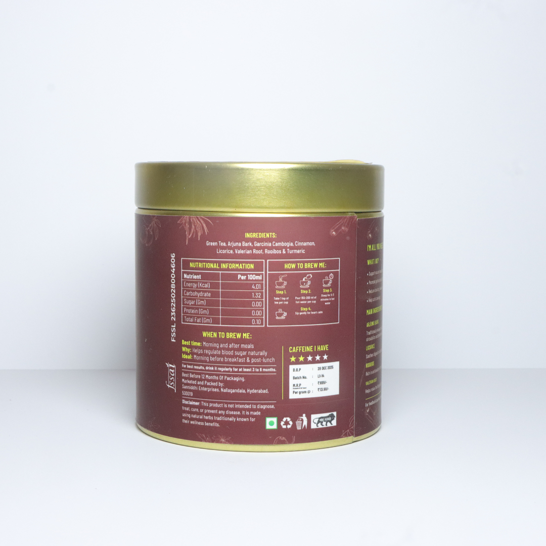 Arjuna Heart Tea | Natural Heart Health Herbal Tea | Sip n Pause