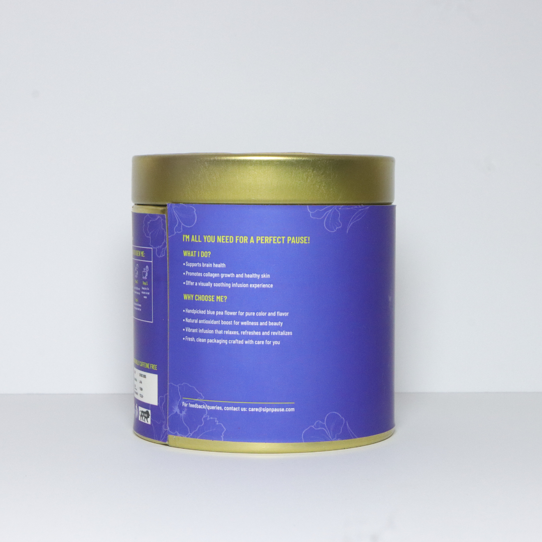 Butterfly Blue Pea Herbal Tisane | Antioxidant Herbal Tea | Sip n Pause
