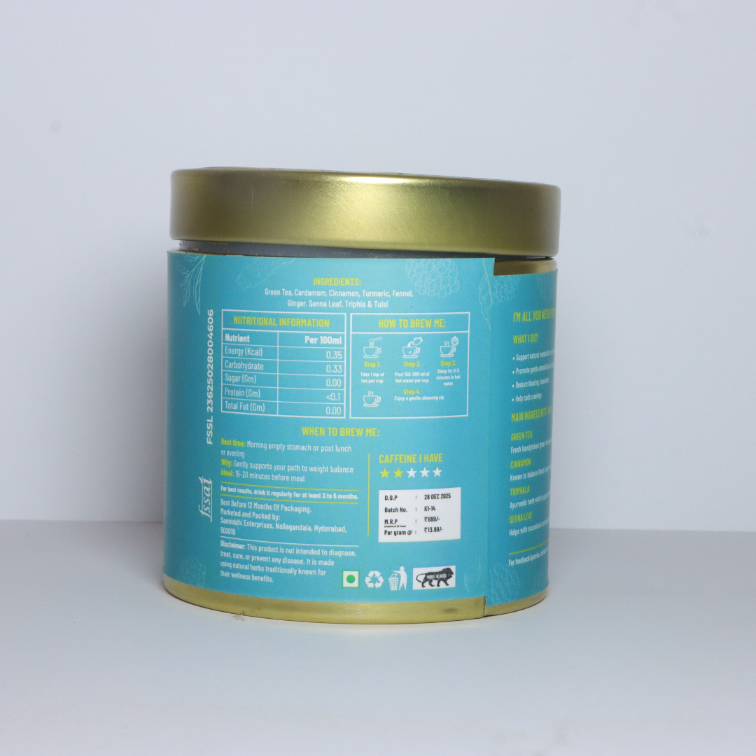 Weight Management Herbal Tea for Metabolism & Detox | Sip n Pause