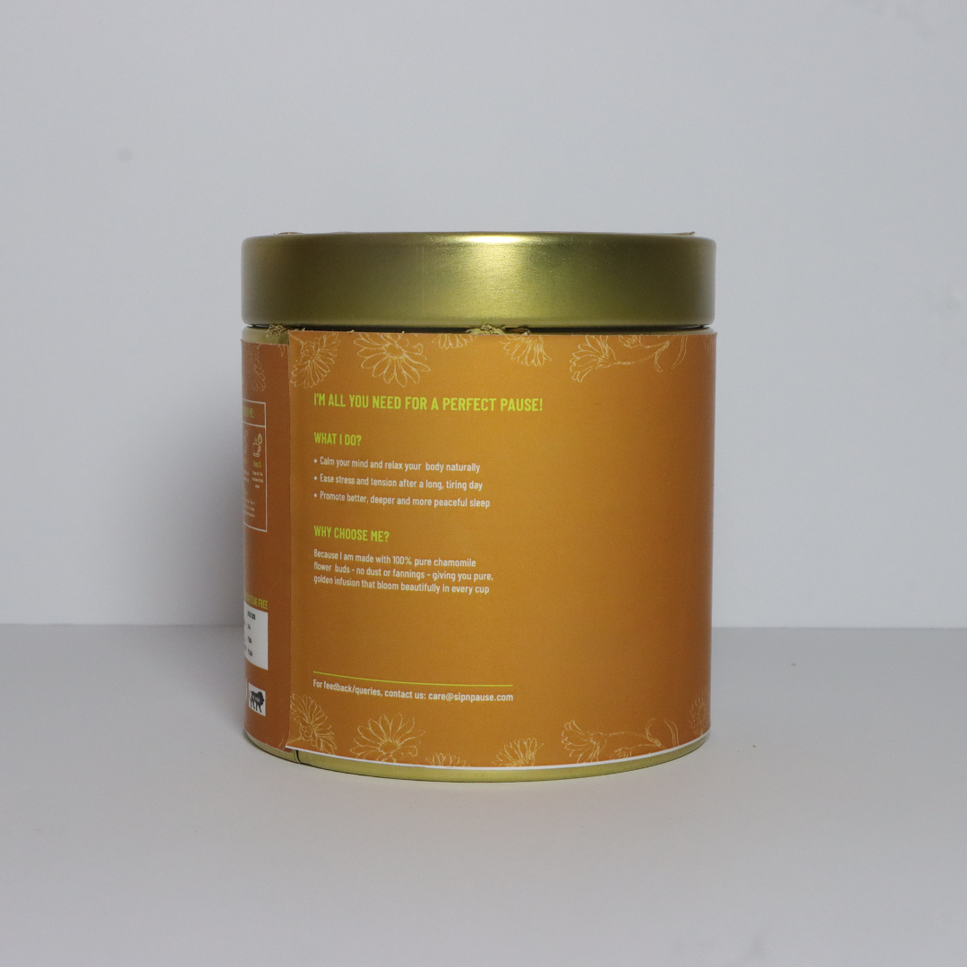 Chamomile Tea for Sleep, Stress Relief & Relaxation | Sip n Pause