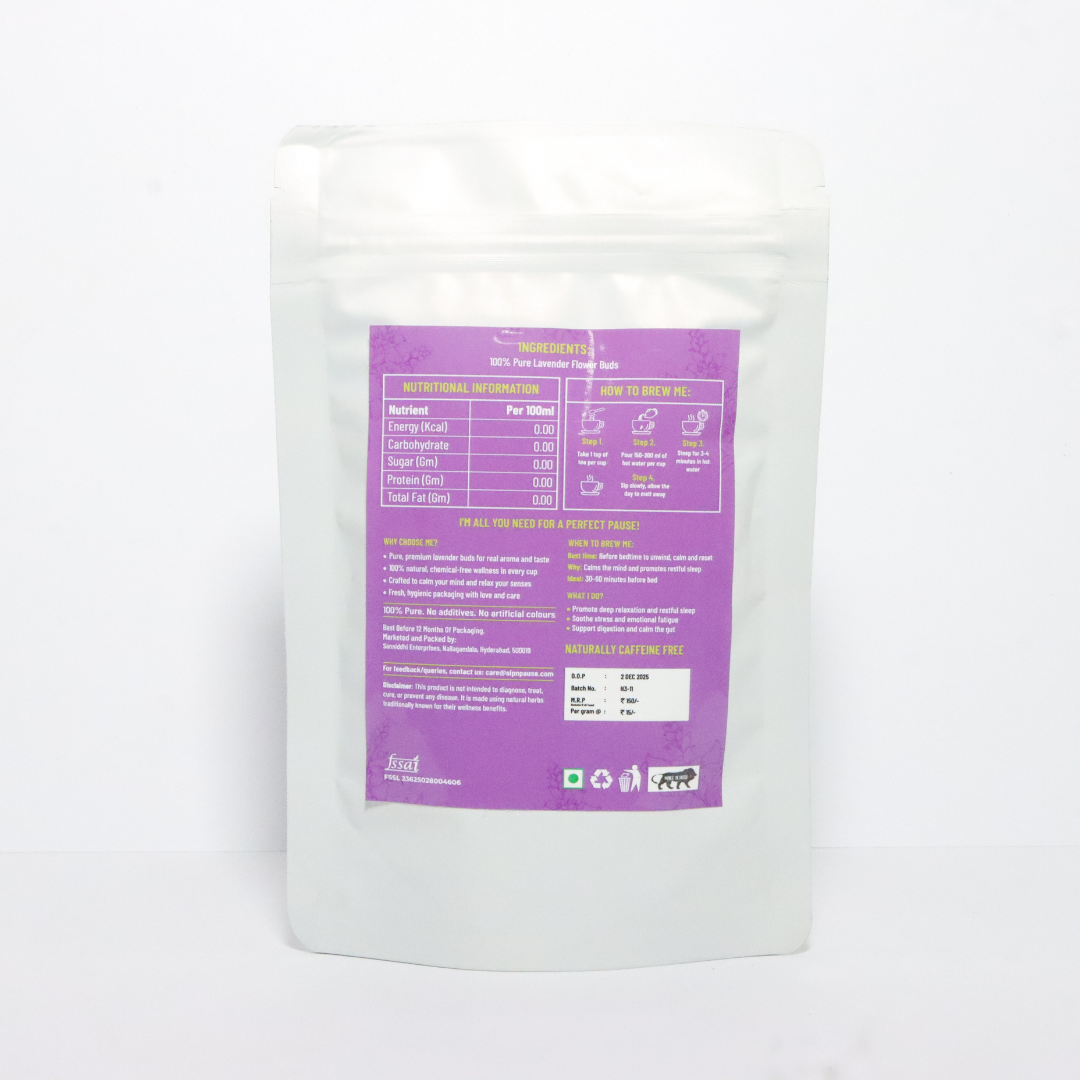 Lavender Tea for Relaxation, Sleep & Stress Relief | Sip n Pause