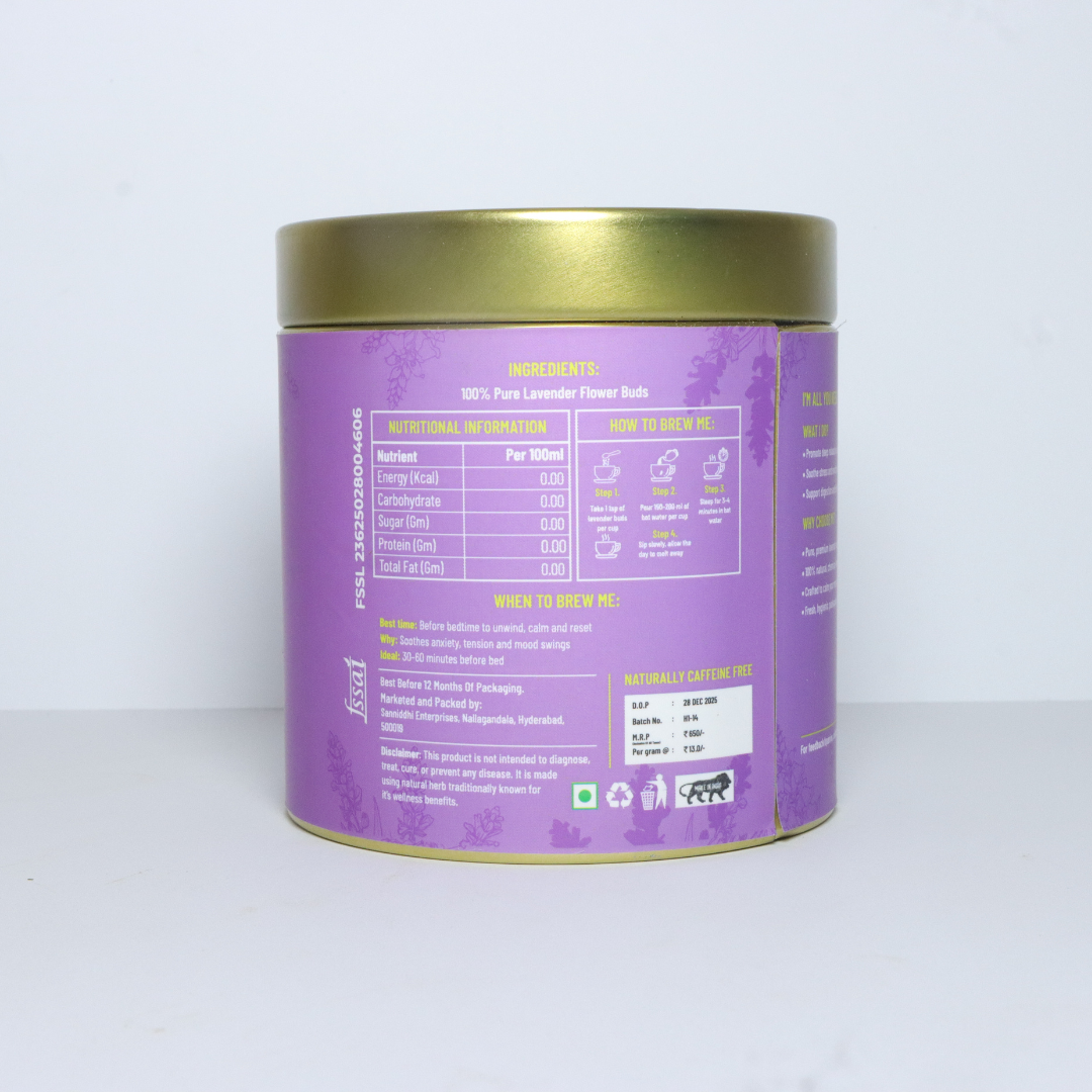 Lavender Tea for Relaxation, Sleep & Stress Relief | Sip n Pause