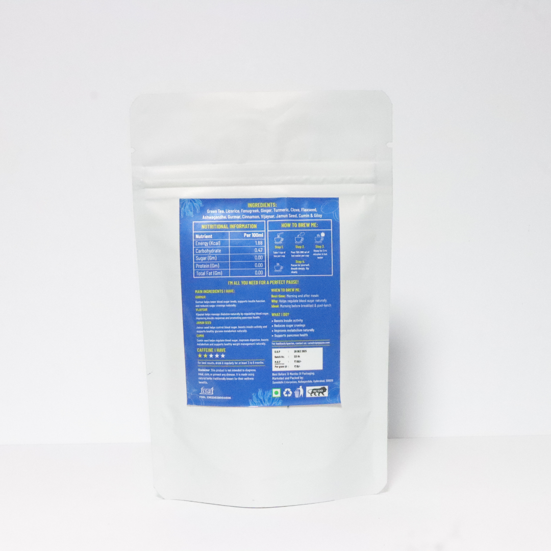 Diabetic Care Herbal Tea for Daily Blood Sugar Support | Sip n Pause