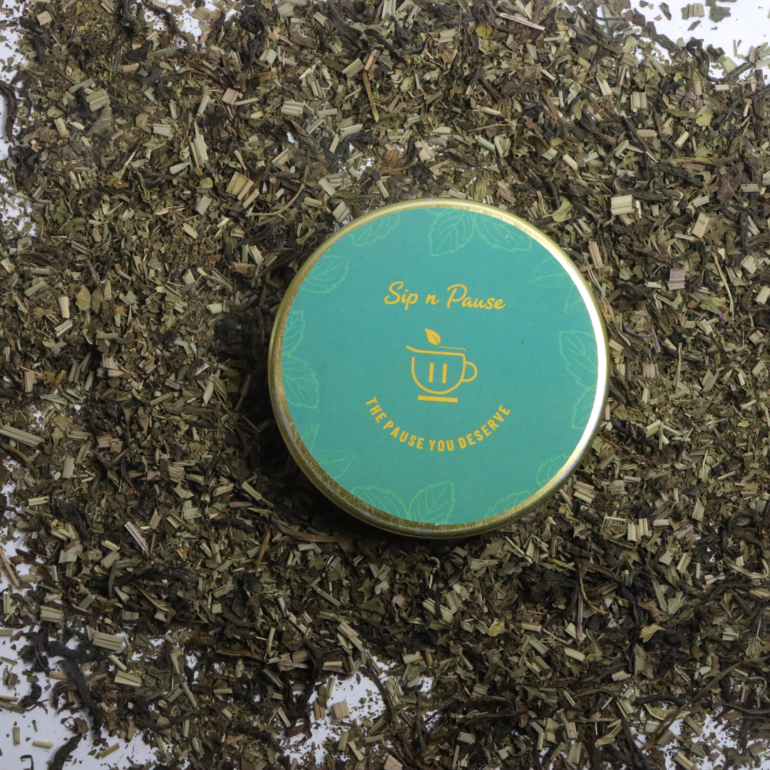 Mint Blast Green Tea for Digestion & Refreshment | Sip n Pause