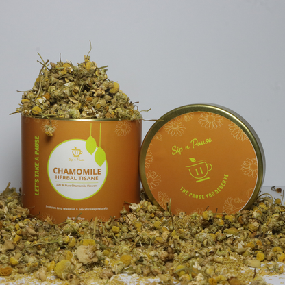 Chamomile Tea for Sleep, Stress Relief & Relaxation | Sip n Pause