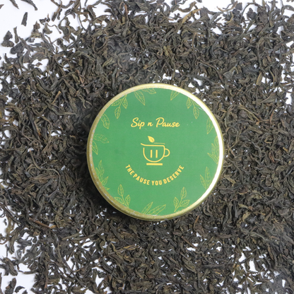 Premium Whole Leaf Green Tea for Metabolism & Detox | Sip n Pause