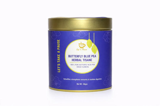 Butterfly Blue Pea Herbal Tisane | Antioxidant Herbal Tea | Sip n Pause