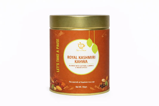 Royal Kashmiri Kahwa with Saffron & Almonds | Sip n Pause
