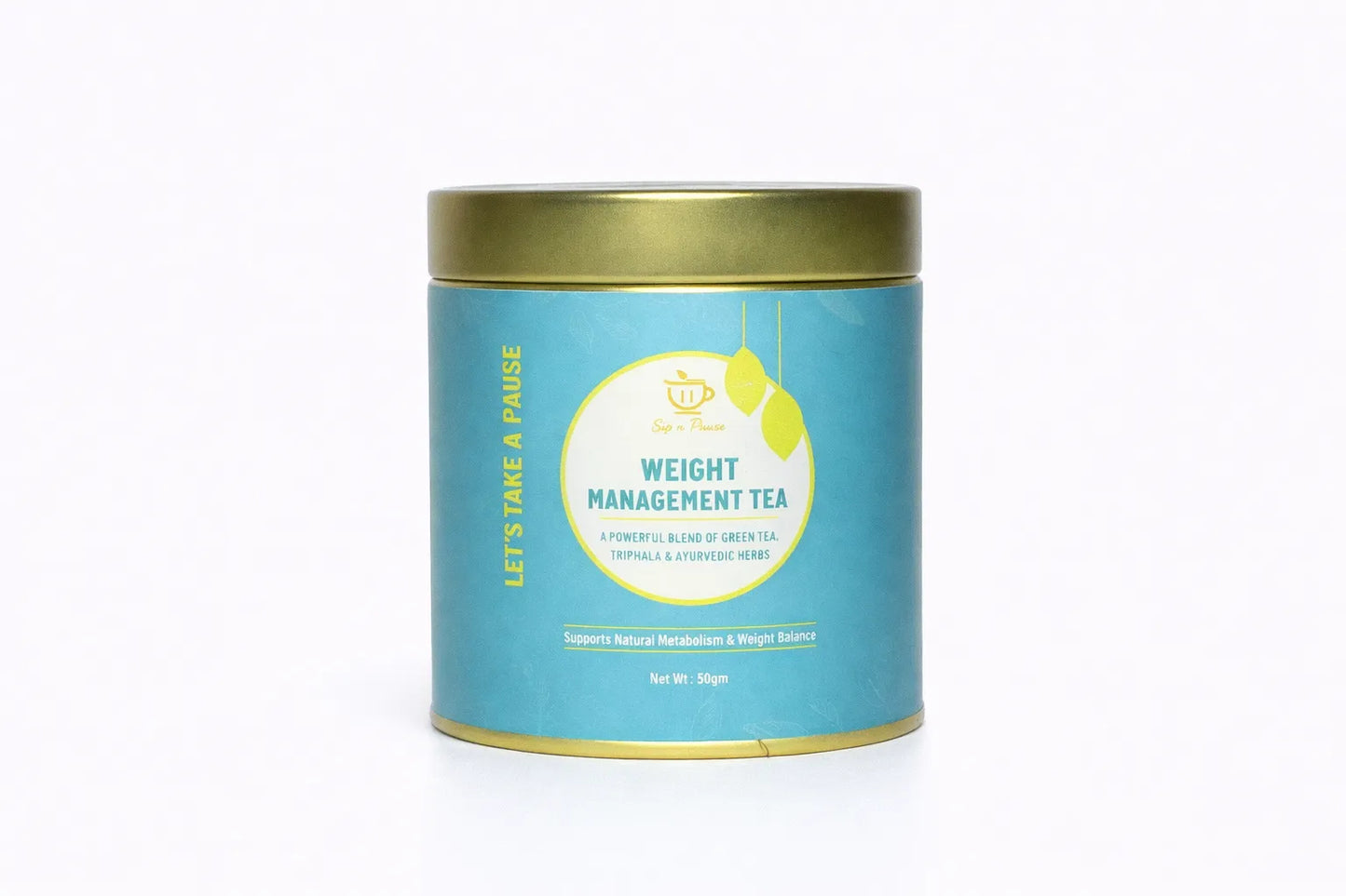 Weight Management Herbal Tea for Metabolism & Detox | Sip n Pause