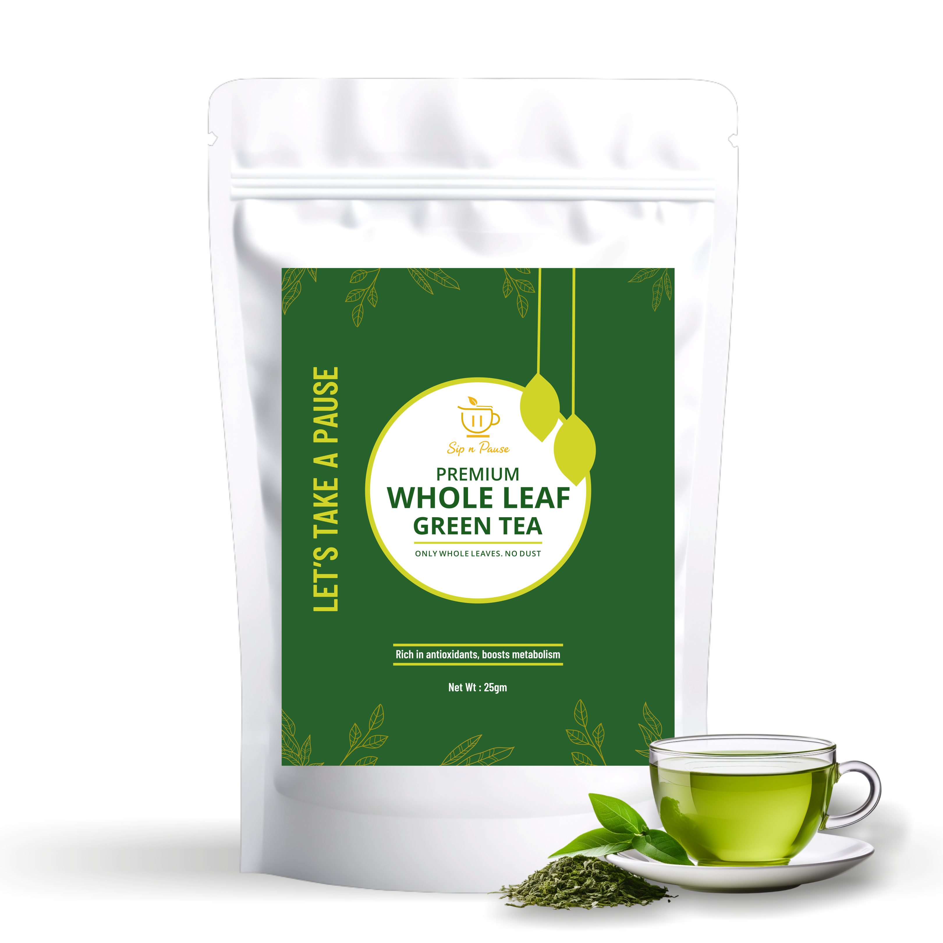 PREMIUM WHOLE LEAF GREEN TEA